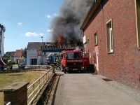 Gebäudebrand Gasweg am 07.08.2018